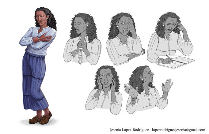 Mother Character Design Mother Character Design